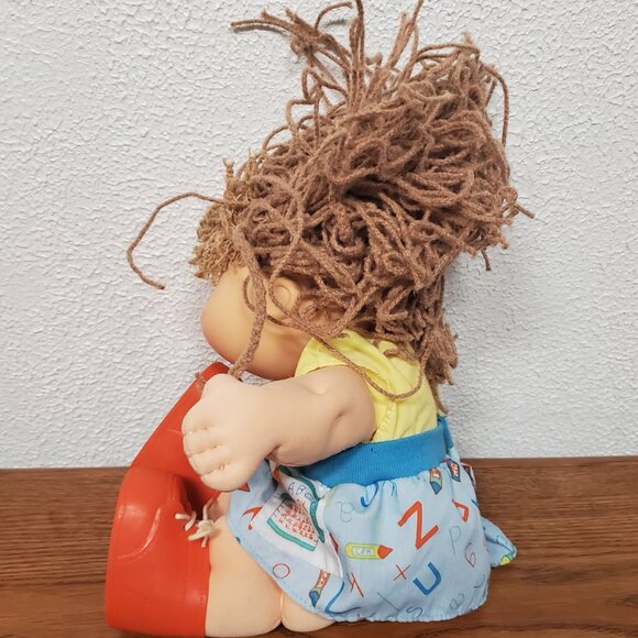 Plush Vintage Cabbage Patch Kids Pretty Crimp n Curl Doll 1991 and Horse 1984 - Picture 5 of 13